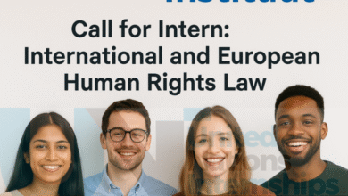 Call for Intern International and European Human Rights Law