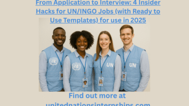 From Application to Interview 4 Insider Hacks for UNINGO Jobs with Ready to Use Templates for use in 2025