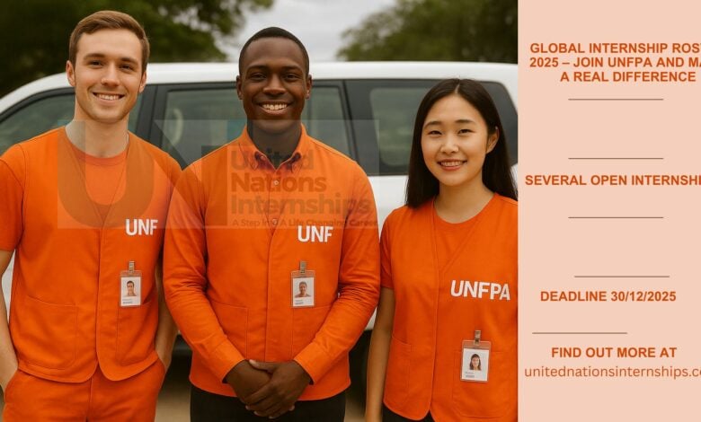 Global Internship Roster 2025 – Join UNFPA and Make a Real Difference